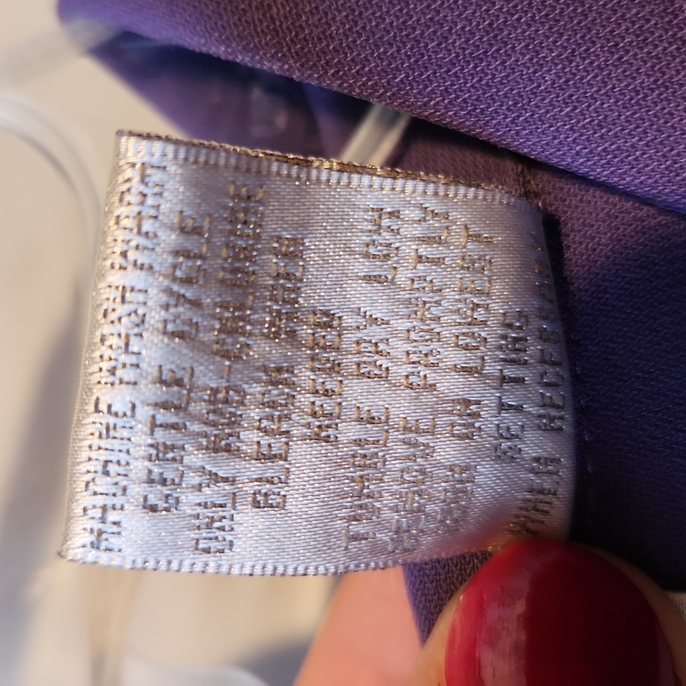 Dressbarn Purple Button-Up Blouse Size 2X - Picture 3 of 6